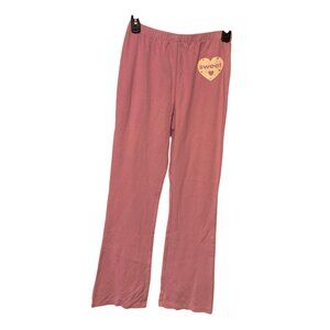 Y2k Vintage Up2U Girls Size Large 14 16 Purple Sweatpants Pull On Lounge Pants T